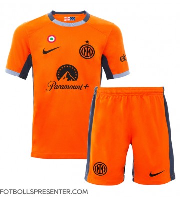Inter Milan Tredje tröja Barn 2023-24 Kortärmad (+ korta byxor)